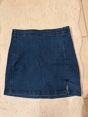 RSQ Dark Indigo Denim Mini Skirt